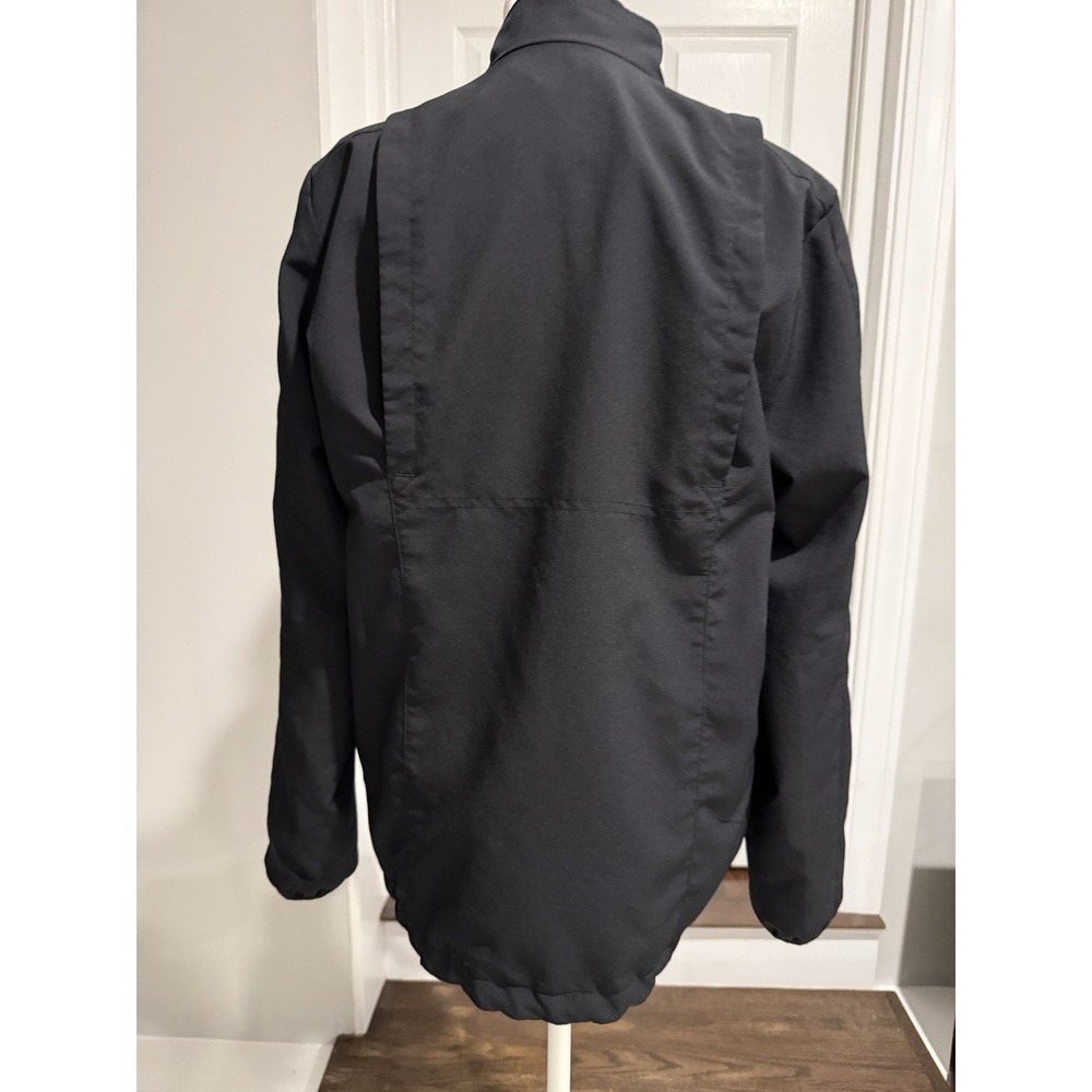 Adidas  Run Wind Ready Jacket Large Black Lightweight Hooded Youth Or S/m Adult - Picture 7 of 15